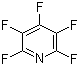 结构式 CAS# 700-16-3, 五氟吡啶; 2,3,4,5,6-五氟吡啶