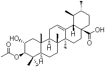 3-O-Acetylcorosolic acid molecular structure (CAS 700370-58-7)