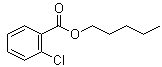 2-氯苯甲酸戊基酯分子结构 (CAS 70086-68-9)