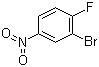 3-Bromo-4-fluoronitrobenzene molecular structure (CAS 701-45-1)