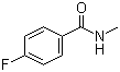 4-氟-N-甲基苯甲酰胺分子结构 (CAS 701-49-5)