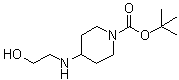 4-((2-Hydroxyethyl)amino)piperidine-1-carboxylic acid tert-butyl ester molecular structure (CAS 701298-37-5)