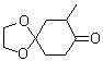 7-甲基-1,4-二氧杂螺[4.5]癸烷-8-酮分子结构 (CAS 702-69-2)