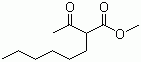 2-正己基乙酰乙酸甲酯分子结构 (CAS 70203-04-2)