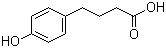4-(4-Hydroxyphenyl)butanoic acid molecular structure (CAS 7021-11-6)