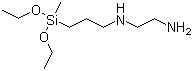 N-[3-(Diethoxymethylsilyl)propyl]ethylenediamine molecular structure (CAS 70240-34-5)