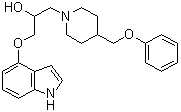 Mindodilol molecular structure (CAS 70260-53-6)