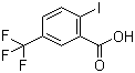 2-Iodo-5-(trifluoromethyl)benzoic acid molecular structure (CAS 702641-04-1)