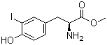 3-Iodo-L-tyrosine methyl ester molecular structure (CAS 70277-02-0)