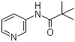 structure of CAS# 70298-88-3, N-(Pyridin-3-yl)pivalamide;2,2-Dimethyl-N-(pyridin-3-yl)propionamide