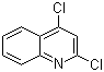 结构式 CAS# 703-61-7, 2,4-二氯喹啉