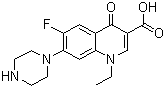氟哌酸分子结构 (CAS 70458-96-7)