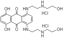 盐酸米托蒽醌分子结构 (CAS 70476-82-3)