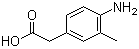 4-氨基-3-甲基苯乙酸分子结构 (CAS 705240-99-9)