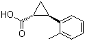 (1R,2R)-rel-2-(2-Methylphenyl)cyclopropanecarboxylic acid molecular structure (CAS 705250-88-0)