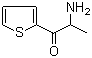 2-氨基-1-(2-噻吩基)-1-丙酮分子结构 (CAS 7057-00-3)