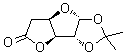 5-Deoxy-1,2-O-(1-methylethylidene)-alpha-D-xylo-hexofuranuronic acid gamma-lactone molecular structure (CAS 7057-10-5)