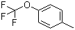 structure of CAS# 706-27-4, 4-Trifluoromethoxytoluene;4-(Trifluoromethoxy)toluene; 1-Methyl-4-(trifluoromethoxy)benzene