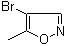结构式 CAS# 7064-37-1, 4-溴-5-甲基异恶唑