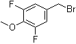 5-(Bromomethyl)-1,3-difluoro-2-methoxybenzene molecular structure (CAS 706786-42-7)
