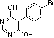 5-(4-Bromophenyl)pyrimidine-4,6-diol molecular structure (CAS 706811-25-8)