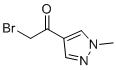2-bromo-1-(1-methyl-1H-pyrazol-4-yl)ethan-1-one molecular structure (CAS 706819-66-1)