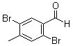 structure of CAS# 706820-09-9, 2,5-Dibromo-4-methylbenzaldehyde