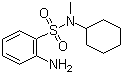 邻氨基苯磺酰-N-甲基环己胺分子结构 (CAS 70693-59-3)