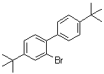 structure of CAS# 70728-89-1, 4,4'-Di-tert-butyl-2-bromobiphenyl;2-Bromo-4,4'-bis(1,1-dimethylethyl)-1,1'-biphenyl; 2-Bromo-4,4'-di-tert-butyl-1,1'-biphenyl; 2-Bromo-4,4'-di-tert-butylbiphenyl; 2-Bromo-4-tert-butyl-1-(4-tert-butylphenyl)benzene