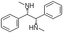 structure of CAS# 70749-06-3, (1S,2S)-N,N'-Dimethyl-1,2-diphenyl-1,2-ethylenediamine