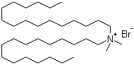 Dihexadecyldimethylammonium bromide molecular structure (CAS 70755-47-4)