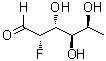 2-Deoxy-2-fluoro-L-fucose molecular structure (CAS 70763-62-1)