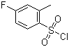 结构式 CAS# 7079-48-3, 4-氟-2-甲基苯磺酰氯