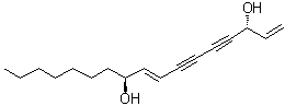 (3R,10S)-1,8-Heptadecadiene-4,6-diyne-3,10-diol molecular structure (CAS 708257-91-4)