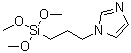 N-(Trimethoxysilylpropyl)imidazole molecular structure (CAS 70851-51-3)