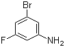 结构式 CAS# 7087-65-2, 3-溴-5-氟苯胺