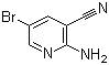 structure of CAS# 709652-82-4, 2-Amino-5-bromonicotinonitrile;2-Amino-5-bromo-3-pyridinecarbonitrile