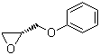 结构式 CAS# 71031-03-3, (S)-苯氧甲基环氧乙烷; (S)-苯基缩水甘油醚