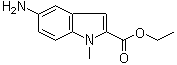 N-Methyl-5-aminoindole-2-carboxylic acid ethyl ester molecular structure (CAS 71056-58-1)