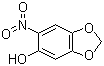 6-Nitro-1,3-benzodioxol-5-ol molecular structure (CAS 7107-10-0)