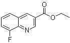 8-氟喹啉-3-羧酸乙酯分子结构 (CAS 71082-35-4)