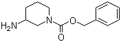 structure of CAS# 711002-74-3, 1-N-Cbz-3-aminopiperidine;Benzyl 3-aminopiperidine-1-carboxylate; 3-Amino-piperidine-1-carboxylic acid benzyl ester