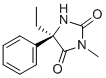 structure of CAS# 71140-51-7, (R)-(-)-Mephenytoin;(5R)-5-ethyl-3-methyl-5-phenylimidazolidine-2,4-dione