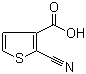 2-氰基噻吩-3-甲酸分子结构 (CAS 71154-34-2)