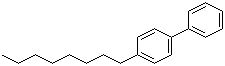 结构式 CAS# 7116-97-4, 4-正辛基联苯; 对辛基联苯