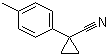 1-(4-Methylphenyl)-1-cyclopropanecarbonitrile molecular structure (CAS 71172-78-6)