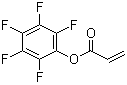 structure of CAS# 71195-85-2, Pentafluorophenyl acrylate;2-Propenoic acid pentafluorophenyl ester