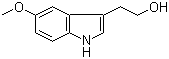 5-甲氧基吲哚-3-乙醇分子结构 (CAS 712-09-4)