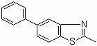2-甲基-5-苯基苯并噻唑分子结构 (CAS 71215-89-9)