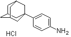 1-(4-氨基苯基)金刚烷盐酸盐分子结构 (CAS 7123-77-5)